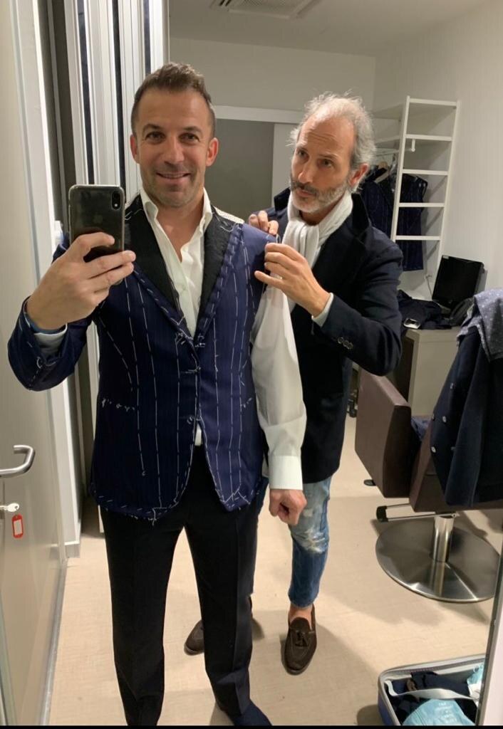 Alessandro Del Piero in Sartoria Trinchese